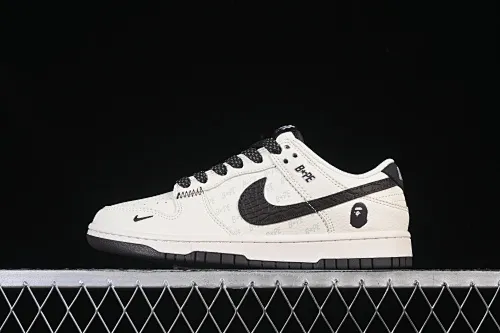 All categories Nk SB Dunk Series Nk SB Dunk Low High-end customized low-top sneakers Nike SB Dunk Low Bape co-branded scaled beige hook High-end customized low-top casual sneakers QW5836-016